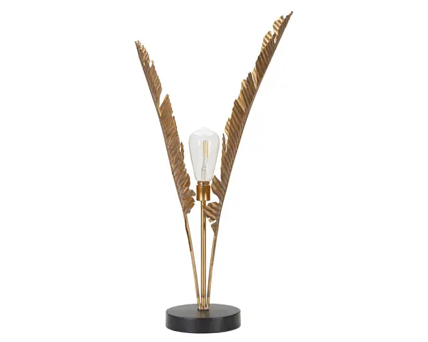Lampa de masa, Palm, Mauro Ferretti, 1 x E27, 40W, Ø26 x 64 cm, fier, auriu