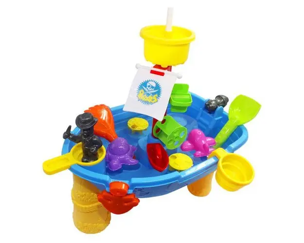 Masuta de joaca pentru apa si nisip Corabia Piratilor-24 piese