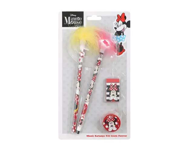 Set instrumente de scris, Minnie, 6 buc