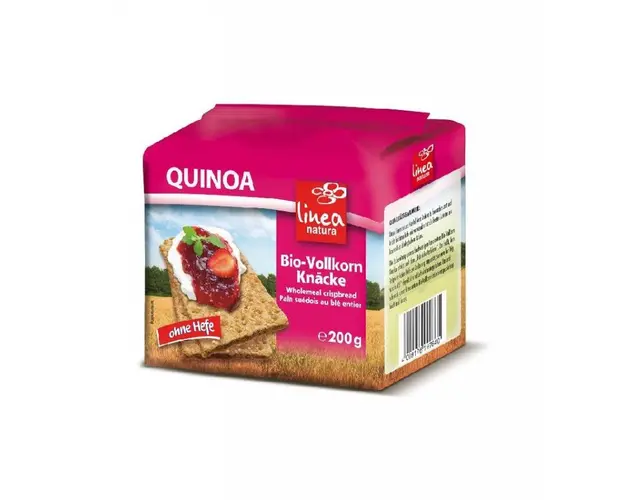 Paine crocanta din faina integrala de Quinoa, eco-bio, 200g - Linea